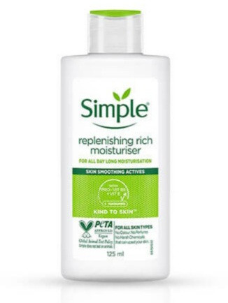 کرم آبرسان و مرطوبکننده سیمپل مدل ریچ Rich حجم 125 میلی لیتر Simple