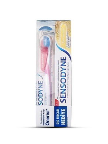 پک خمیر دندان و مسواک سنسودین با برس نرم SENSODYNE