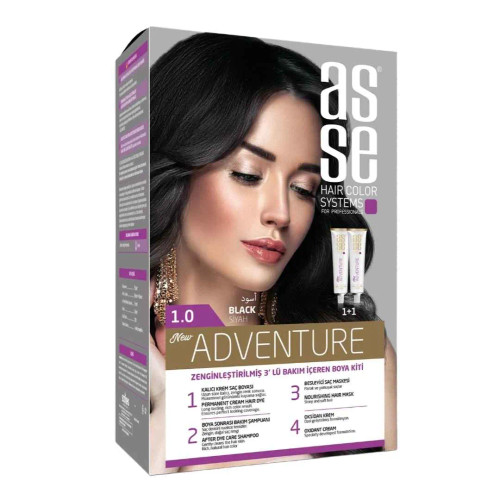 رنگ موی آسه بدون آمونیاک. asse.